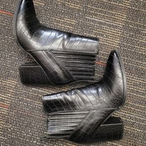 Croc Embossed Boots
